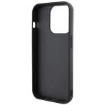 Carcasa Karl Lagerfeld Gripstand Saffiano Karl and Choupette Pin compatibila cu iPhone 13 / 13 Pro, Negru 8 - lerato.ro