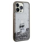 Carcasa Karl Lagerfeld Liquid Glitter Choupette compatibila cu iPhone 13 / 13 Pro, Transparent 5 - lerato.ro