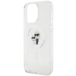 Carcasa Karl Lagerfeld Karl and Choupette Glitter cu MagSafe compatibila cu iPhone 14 Pro Max, Transparent 7 - lerato.ro