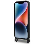 Carcasa Karl Lagerfeld Crossbody Silicone Ikonik compatibila cu iPhone 15 Pro Max, Negru 5 - lerato.ro