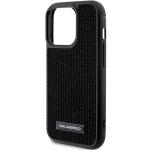 Carcasa Karl Lagerfeld Rhinestone Logo Metal Plate compatibila cu iPhone 15 Pro Max, Negru 7 - lerato.ro