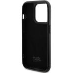 Carcasa Karl Lagerfeld Rhinestone Logo Metal Plate compatibila cu iPhone 15 Pro Max, Negru 8 - lerato.ro