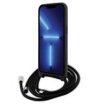 Carcasa Karl Lagerfeld Crossbody Saffiano Metal Pin Karl and Choupette compatibila cu iPhone 15 Pro Max, Negru 5 - lerato.ro