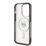 Carcasa Karl Lagerfeld IML Choupette Head cu MagSafe compatibila cu iPhone 15 Pro, Transparent 14 - lerato.ro