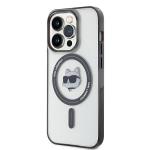 Carcasa Karl Lagerfeld IML Choupette Head cu MagSafe compatibila cu iPhone 15 Pro, Transparent 4 - lerato.ro