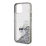 Carcasa Karl Lagerfeld Liquid Glitter Choupette compatibila cu iPhone 15, Transparent 7 - lerato.ro