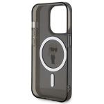 Carcasa Karl Lagerfeld IML Ikonik cu MagSafe compatibila cu iPhone 14 Pro Max, Negru 8 - lerato.ro
