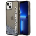 Carcasa Karl Lagerfeld Liquid Glitter Elong compatibila cu iPhone 14 Plus, Negru 4 - lerato.ro