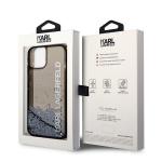Carcasa Karl Lagerfeld Liquid Glitter Elong compatibila cu iPhone 14 Plus, Negru 9 - lerato.ro