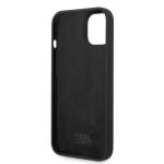 Carcasa Karl Lagerfeld Silicone Choupette compatibila cu iPhone 14 Plus, Negru 8 - lerato.ro