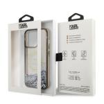 Carcasa Karl Lagerfeld Liquid Glitter RSG compatibila cu iPhone 14 Pro Max, Negru 8 - lerato.ro