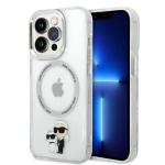 Carcasa Karl Lagerfeld Karl and Choupette Magsafe compatibila cu iPhone 14 Pro, Transparent 4 - lerato.ro