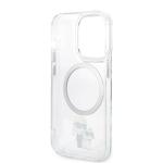 Carcasa Karl Lagerfeld Karl and Choupette Magsafe compatibila cu iPhone 14 Pro, Transparent 8 - lerato.ro