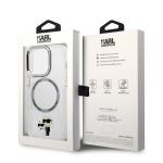 Carcasa Karl Lagerfeld Karl and Choupette Magsafe compatibila cu iPhone 14 Pro, Transparent 9 - lerato.ro