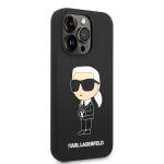 Carcasa Karl Lagerfeld Silicone Ikonik cu MagSafe compatibila cu iPhone 14 Pro, Negru 5 - lerato.ro