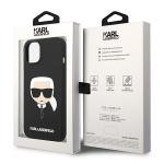 Carcasa Karl Lagerfeld Silicone Karl Head cu MagSafe compatibila cu iPhone 14 Plus, Negru 9 - lerato.ro