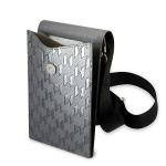 Geanta universala Karl Lagerfeld Ikonik Karl Monogram Patch, 18.5 x 11.5 x 2 cm, 5 compartimente, Silver 5 - lerato.ro