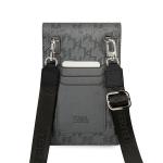 Geanta universala Karl Lagerfeld Ikonik Karl Monogram Patch, 18.5 x 11.5 x 2 cm, 5 compartimente, Silver 6 - lerato.ro
