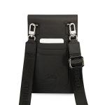 Geanta universala Karl Lagerfeld Embossed RSG, 18.5 x 11.5 x 2 cm, 5 compartimente, Negru 6 - lerato.ro