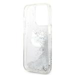 Carcasa Karl Lagerfeld Glitter Choupette Head compatibila cu iPhone 14 Pro, Silver 8 - lerato.ro