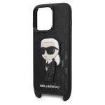 Carcasa Karl Lagerfeld Monogram Ikonik Patch compatibila cu iPhone 14 Pro, Negru 6 - lerato.ro