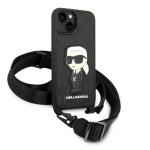 Carcasa Karl Lagerfeld Monogram Ikonik Patch compatibila cu iPhone 14, Negru 4 - lerato.ro