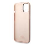 Carcasa Karl Lagerfeld Silicon Ikonik Karl compatibila cu iPhone 14 Plus, Roz 8 - lerato.ro