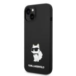 Carcasa Karl Lagerfeld Silicon Choupette cu MagSafe compatibila cu iPhone 14 Plus, Negru 3 - lerato.ro
