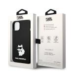 Carcasa Karl Lagerfeld Silicon Choupette cu MagSafe compatibila cu iPhone 14 Plus, Negru 9 - lerato.ro