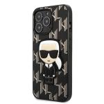 Carcasa Karl Lagerfeld Monogram Ikonik Patch compatibila cu iPhone 13 / 13 Pro, Negru 3 - lerato.ro