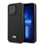 Carcasa Karl Lagerfeld Saffiano Plaque compatibila cu iPhone 13 / 13 Pro, Negru 4 - lerato.ro