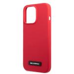 Carcasa Karl Lagerfeld Silicone Plaque compatibila cu iPhone 13 / 13 Pro, Rosu 7 - lerato.ro