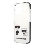 Carcasa Karl Lagerfeld Karl and Choupette compatibila cu iPhone 13 / 13 Pro, Alb 7 - lerato.ro