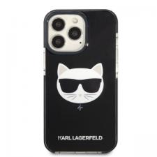 Carcasa Karl Lagerfeld Choupette Head compatibila cu iPhone 13 / 13 Pro, Negru