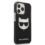 Carcasa Karl Lagerfeld Choupette Head compatibila cu iPhone 13 / 13 Pro, Negru 5 - lerato.ro