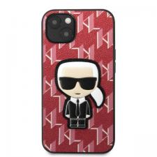 Carcasa Karl Lagerfeld Monogram Ikonik Patch compatibila cu iPhone 13, Rosu