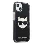 Carcasa Karl Lagerfeld Choupette Head compatibila cu iPhone 13, Negru 5 - lerato.ro