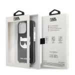 Carcasa Karl Lagerfeld Choupette Head compatibila cu iPhone 13, Black 9 - lerato.ro