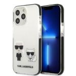 Carcasa Karl Lagerfeld Karl and Choupette compatibila cu iPhone 13 Pro Max, Alb 4 - lerato.ro