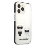 Carcasa Karl Lagerfeld Karl and Choupette compatibila cu iPhone 13 Pro Max, Alb 5 - lerato.ro