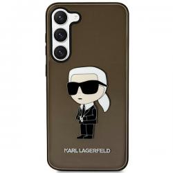 Carcasa Karl Lagerfeld Ikonik Karl compatibila cu Samsung Galaxy S23 Plus, Negru