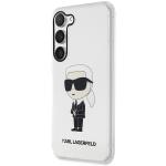 Carcasa Karl Lagerfeld Ikonik Karl compatibila cu Samsung Galaxy S23 Plus, Transparent 3 - lerato.ro