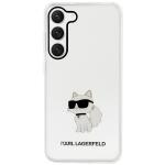 Carcasa Karl Lagerfeld Ikonik Choupette compatibila cu Samsung Galaxy S23, Transparent 2 - lerato.ro