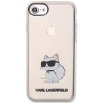 Carcasa Karl LagerfeldI konik Choupette compatibila cu iPhone 7 / 8 / SE 2020/2022, Roz 2 - lerato.ro