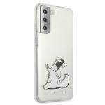 Carcasa Karl Lagerfeld Choupette Fun compatibila cu Samsung Galaxy S21 Plus, Transparent 5 - lerato.ro