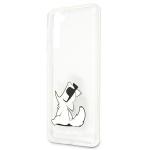 Carcasa Karl Lagerfeld Choupette Fun compatibila cu Samsung Galaxy S21 Plus, Transparent 7 - lerato.ro