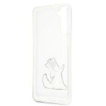 Carcasa Karl Lagerfeld Choupette Fun compatibila cu Samsung Galaxy S21 Plus, Transparent 8 - lerato.ro