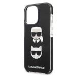 Carcasa Karl Lagerfeld Karl and Choupette Head compatibila cu iPhone 13 / 13 Pro, Negru 7 - lerato.ro