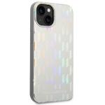Carcasa Karl Lagerfeld Monogram Iridescent compatibila cu iPhone 14 Plus, Silver 5 - lerato.ro