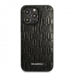 Carcasa Karl Lagerfeld Karl Lagerfeld Monogram compatibila cu iPhone 13 Pro Max, Negru